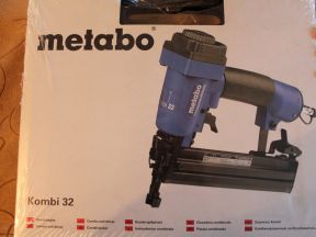 Пневмо-скобо/гвоздезабиватель Metabo Kombi 32