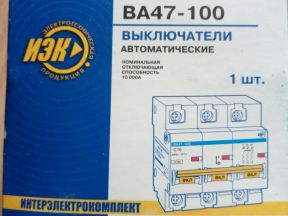 Автоматический выключатель IEK ва 47-100 C80