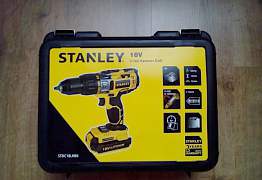 Шуруповерт. Дрель ударная. stanley stdc18lhbk