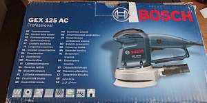 Шлифмашина bosch GEX 125 AC. Новая