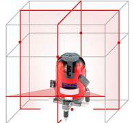 Уровень Лазерный 4 вертикали и горизонталь