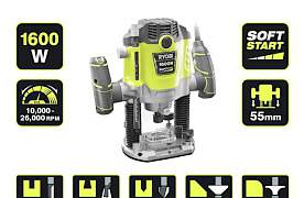 Новый фрезер Ryobi RRT1600-K