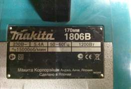 Рубанок makita 1806. ширина 170 мм