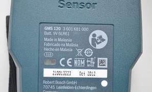 Детектор проводки-металла Bosch GMS 120 prof