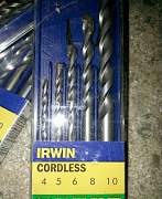 Набор сверл Cordless 5 шт. (4-10 мм) irwin