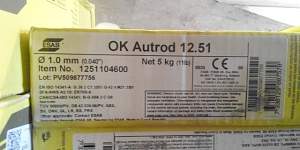 Сварочная проволока OK Autrod 12.51, 1.0мм, 5кг