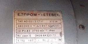 Электродвигатель елпром тетевен 2750