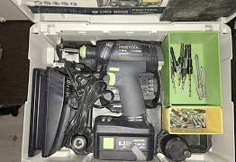 Аккум. дрель-шуруповерт festool T 15+3 LI 5,2-SET