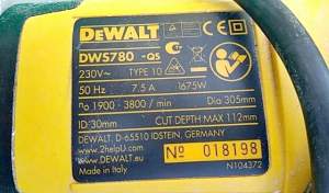 Пила DeWalt 780