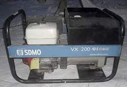 Бензиновый сварочный генератор sdmo vx200 4 h