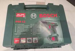 Дрель Шуруповерт Bosch PSR 12 1.2Ah Х1 Case