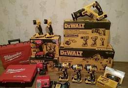 Новый аккумуляторный инструмент Dewalt и Milwaukee